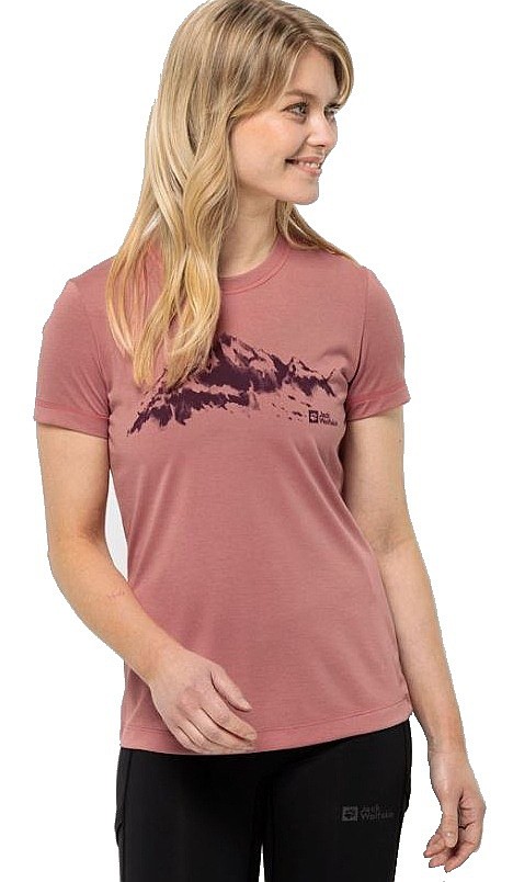 tričko Jack Wolfskin Hiking T W - Blush Powder