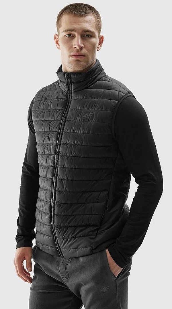 vestă 4F 4FAW23TVESM062 - 20S/Deep Black - men´s