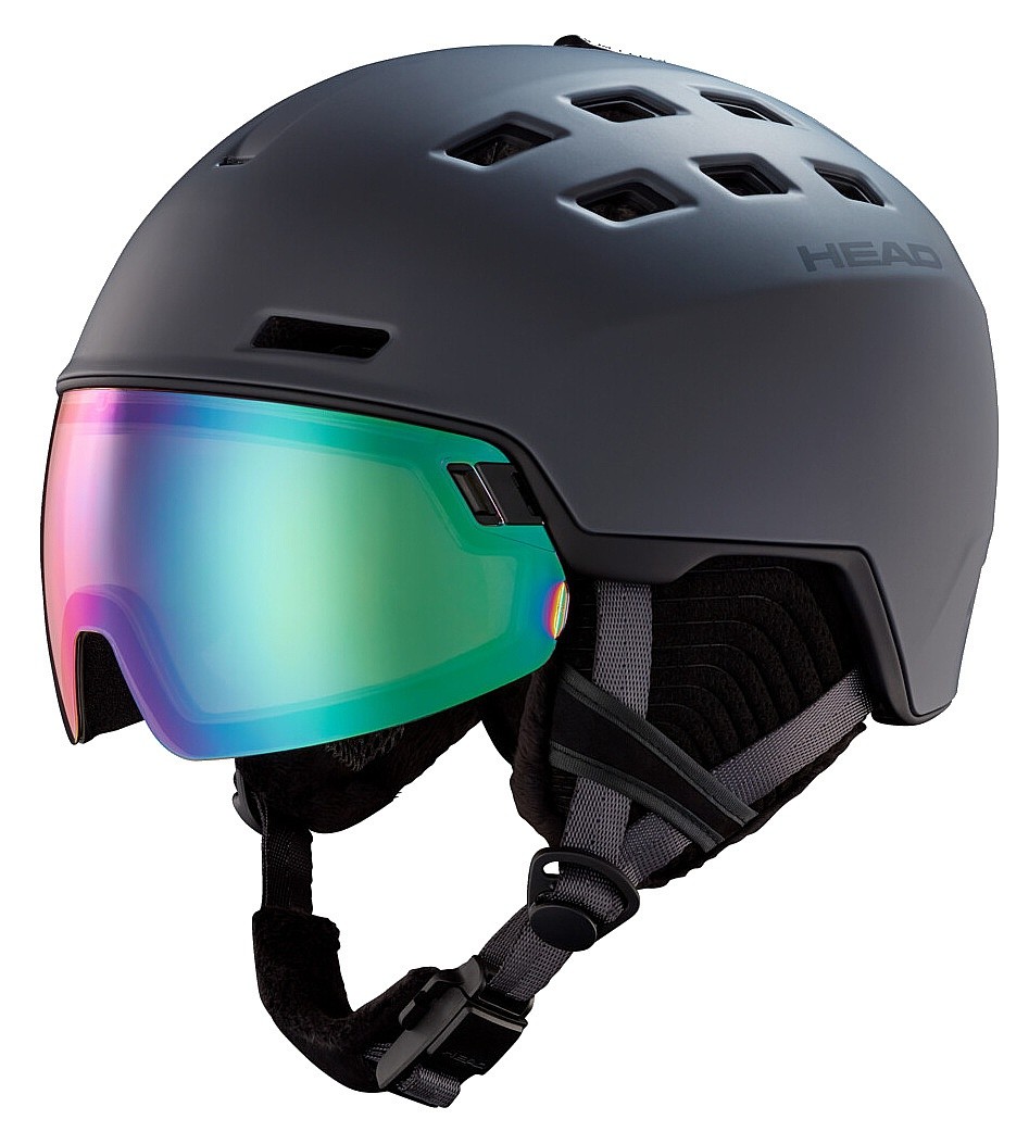 capacete Head Radar Photo - Graphite