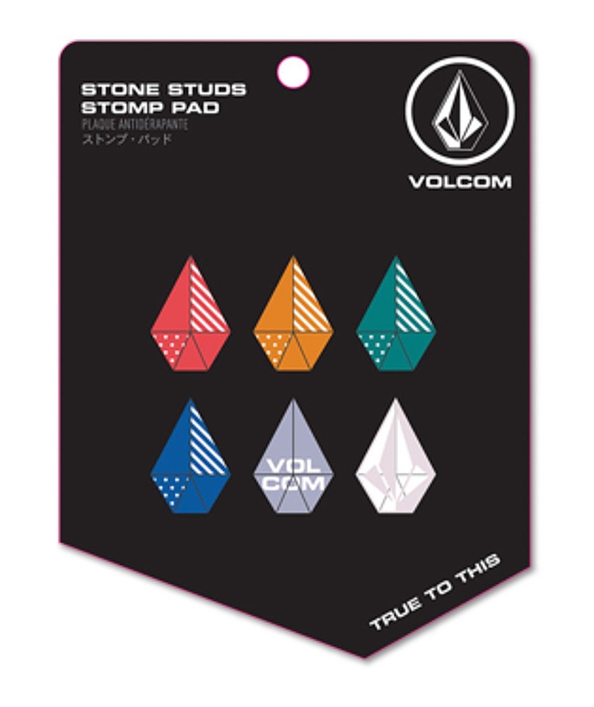 grip Volcom Stone Studs Stomp Pads - Multi