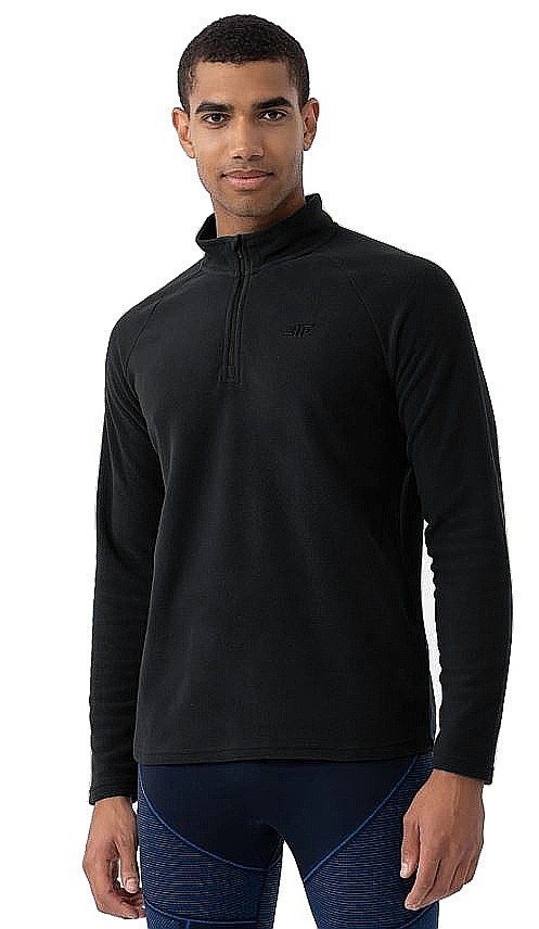 bluză 4F 4FAW23UFLEM034 - 20S/Deep Black - men´s