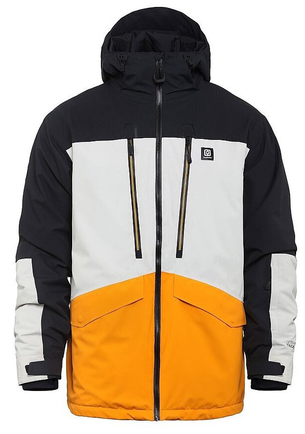 куртка Horsefeathers Halen II Shell - Black/Radiant Yellow - men´s