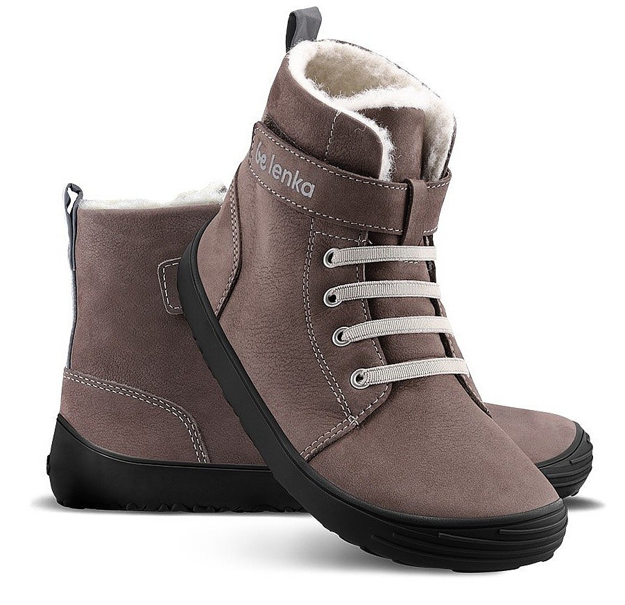 pantofi Be Lenka Winter - Chocolate - unisex junior