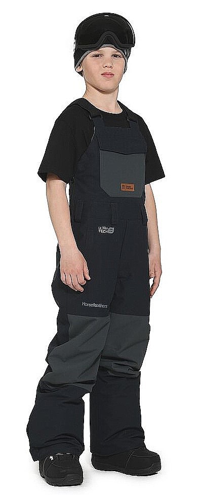 брюки Horsefeathers Medler II - Black - unisex junior