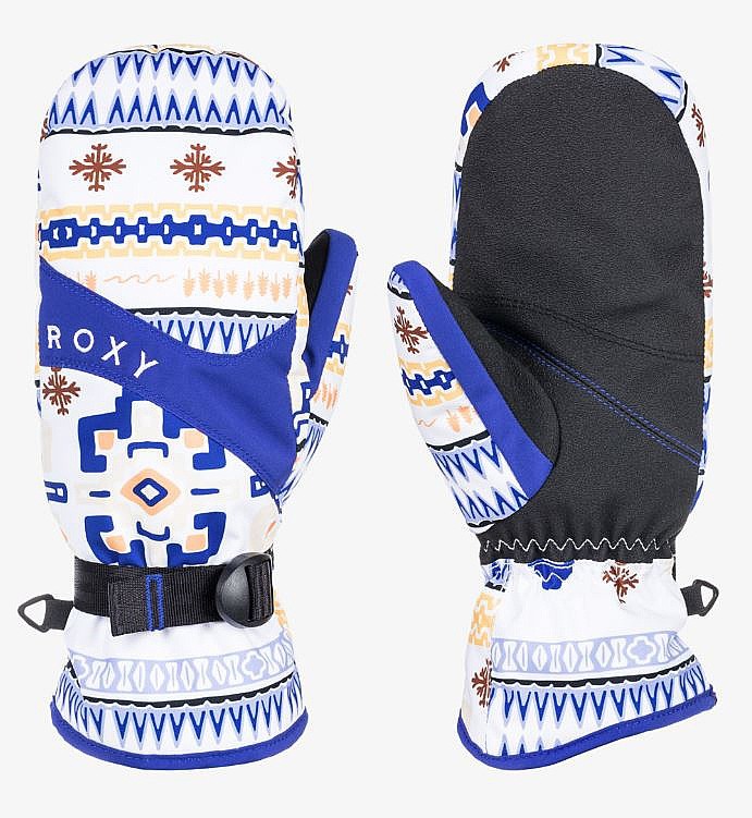 перчатки Roxy Jetty Mitt - WBB7/Bright White Chandail - women´s