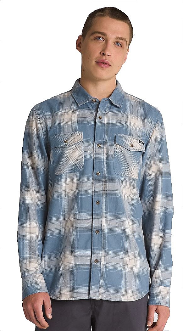chemise Vans Monterey III LS - Blue Mirage/Oatmeal - men´s