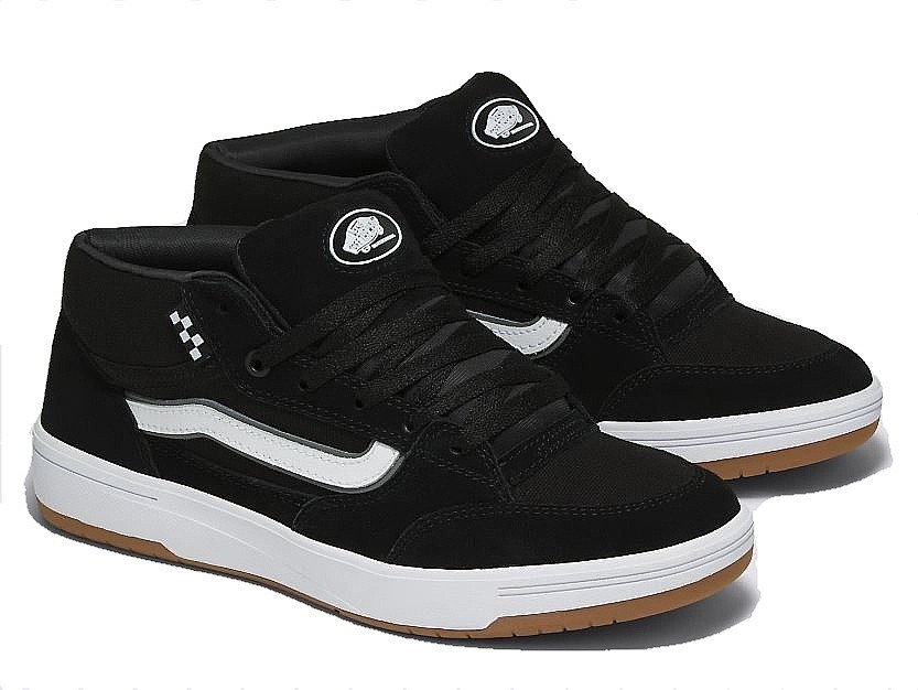 pantofi Vans Zahba Mid - Black/White - men´s