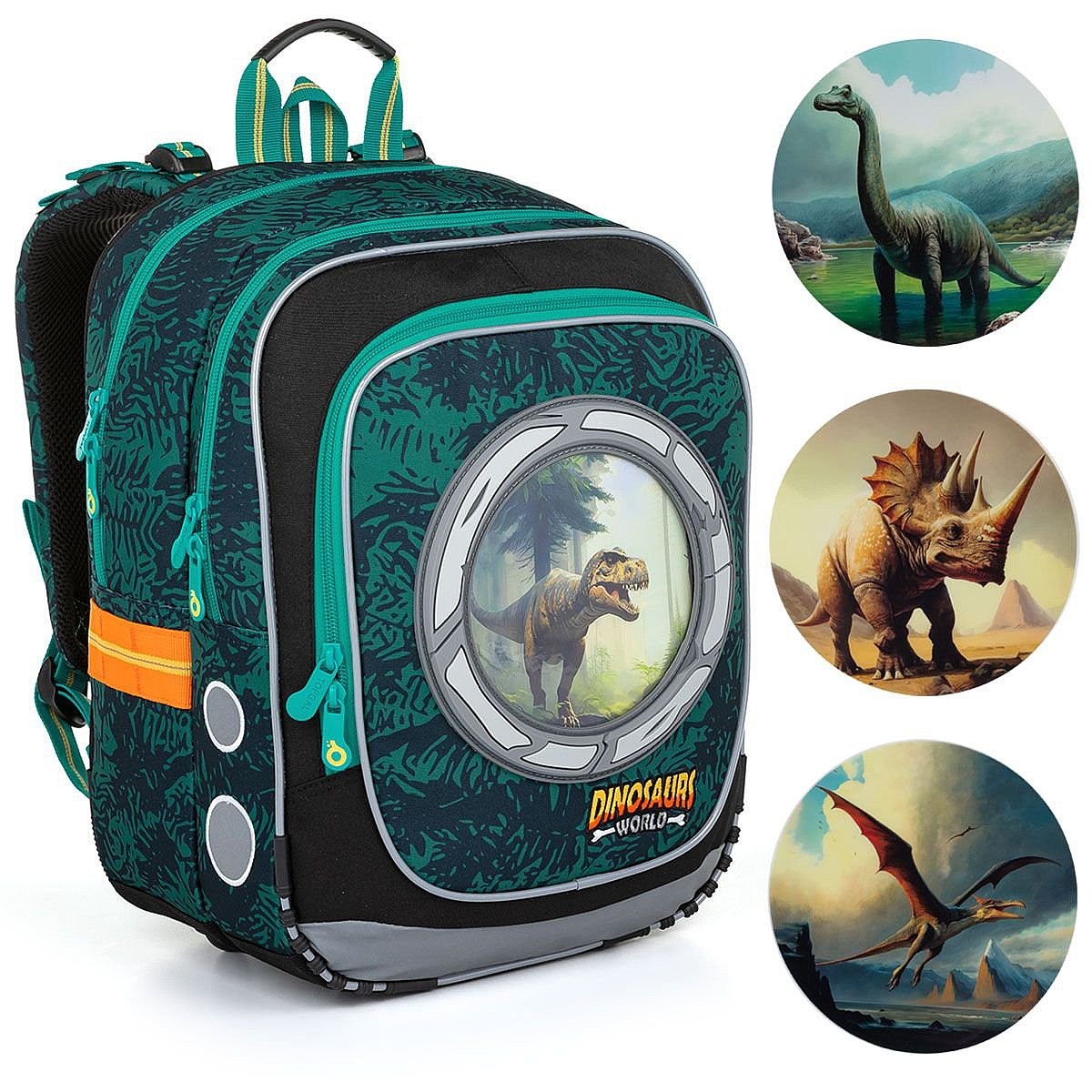 plecak Topgal ENDY 23039 - B/Black/Green