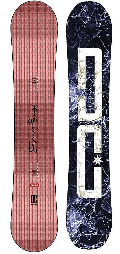 snowboard DC Andy Warhol Ply - XRRW/Red Fragile