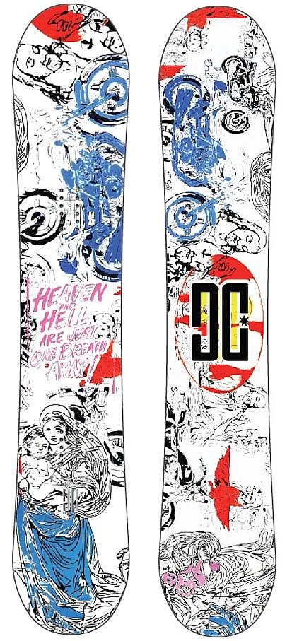 snowboard DC Andy Warhol PBJ Wide - XWBR/Saints And Sinners - men´s