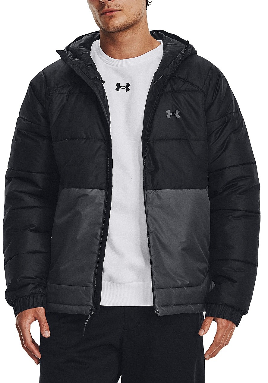 Jacke Under Armour Storm Insulated Hood - Black/Pitch Gray - men´s