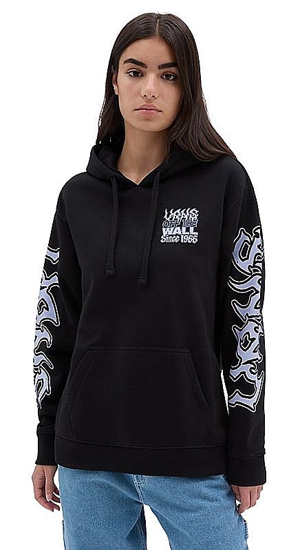 кофта Vans Manic Type BFF Hoodie - Black - women´s