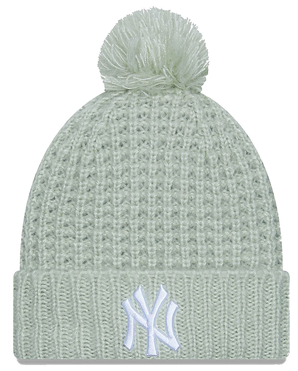 chapeau New Era Cosy Pom MLB New York Yankees - Blue Teal/White - women´s