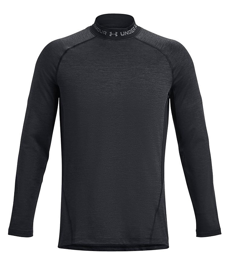 T-shirt Under Armour ColdGear Armour Twist Mock LS - Black/Pitch Gray - men´s