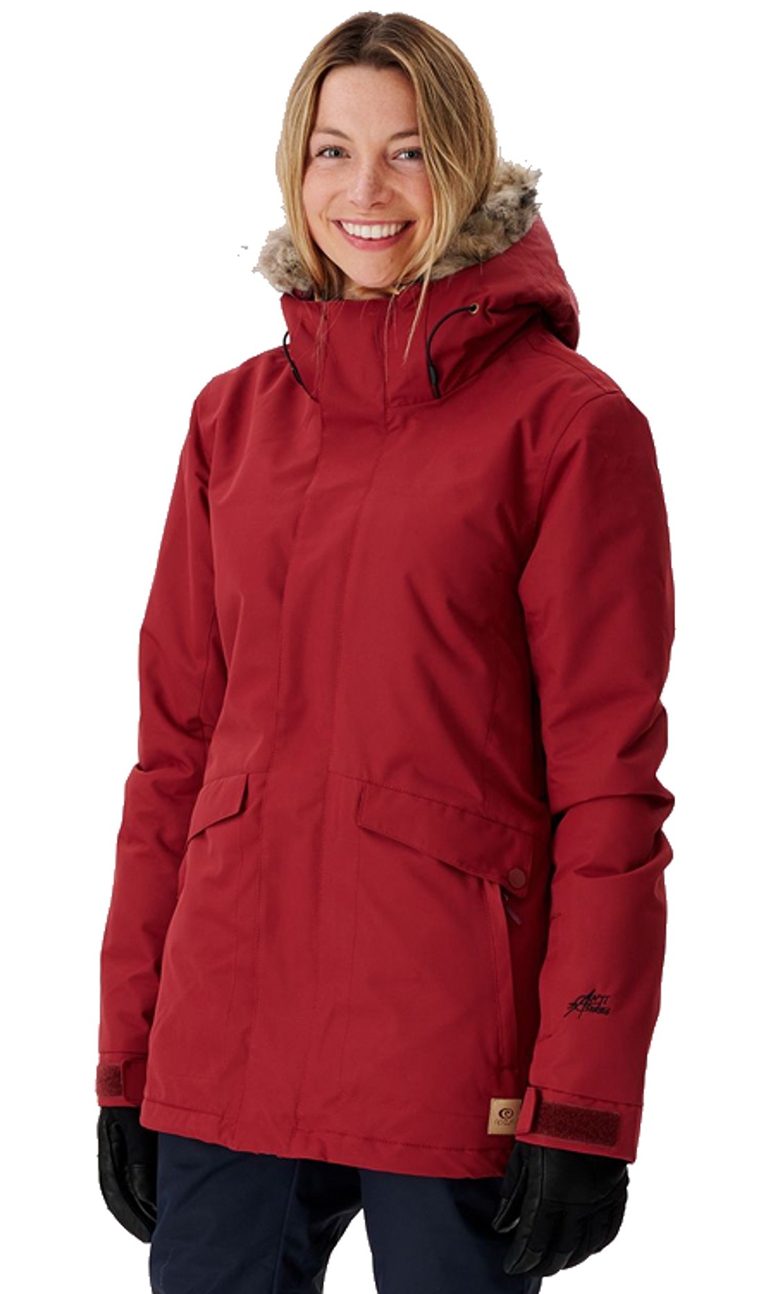 bunda Rip Curl Rider Parker - Dark Red