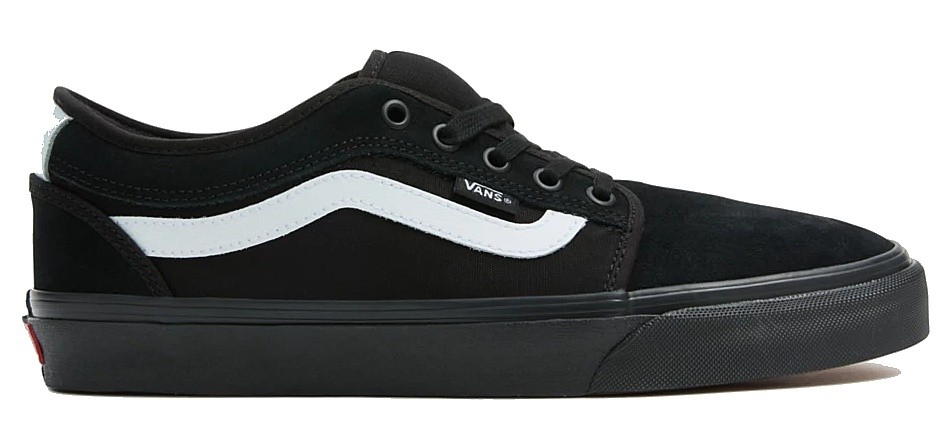 обувь Vans Chukka Low Sidestripe - Black/Black/White - men´s