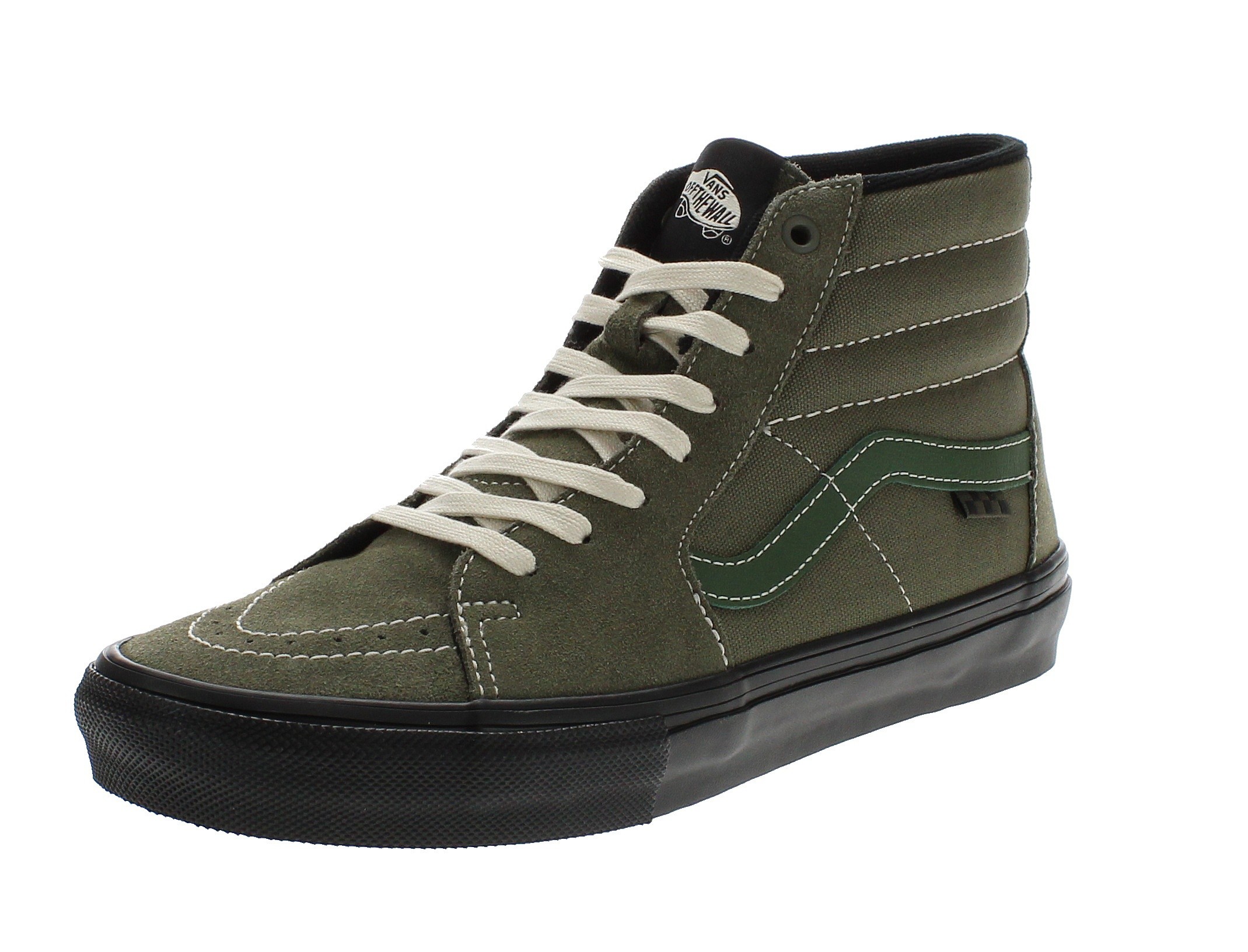 chaussures Vans Skate Sk8-Hi - Green Olive - men´s