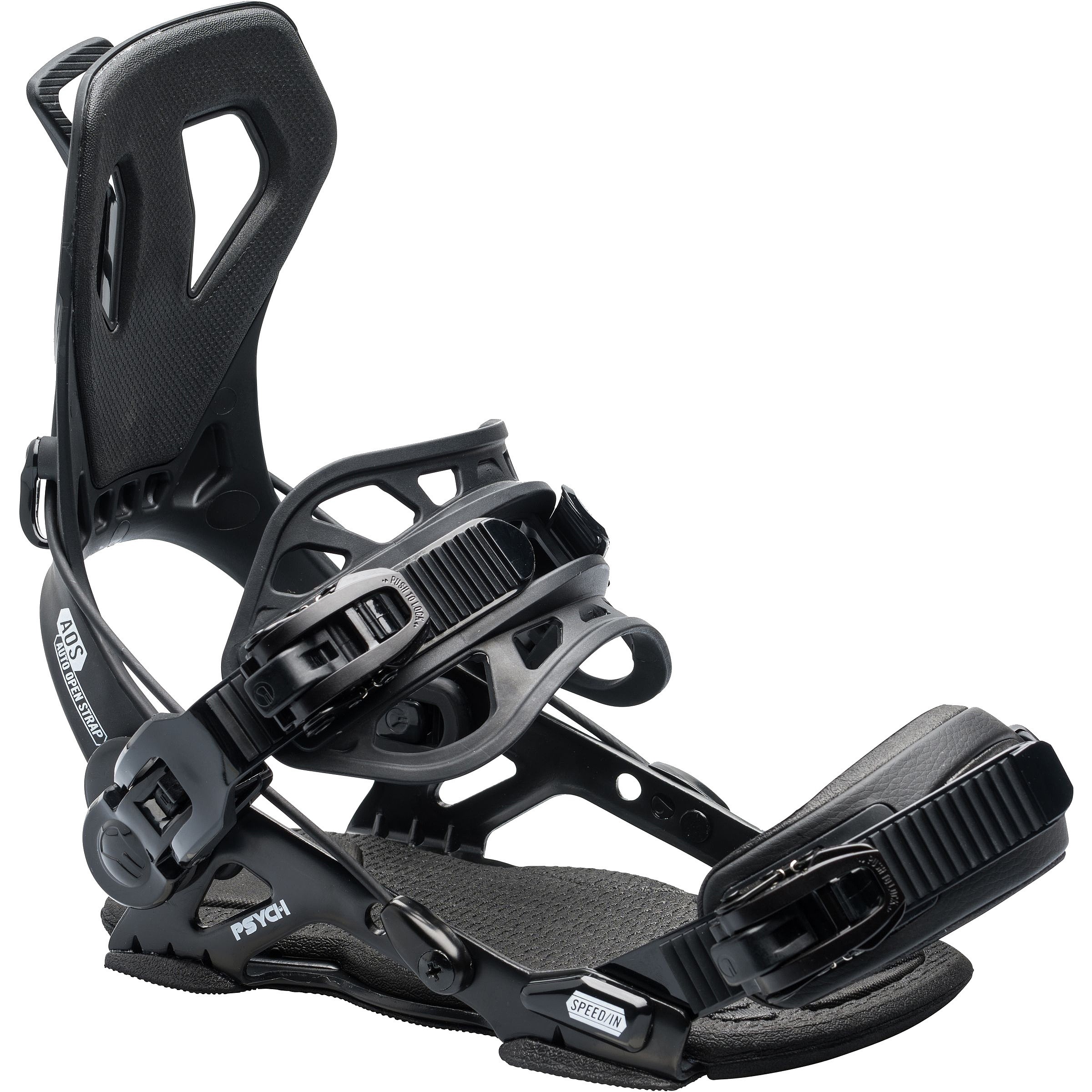 attacchi snowboard GNU Psych - Black - men´s