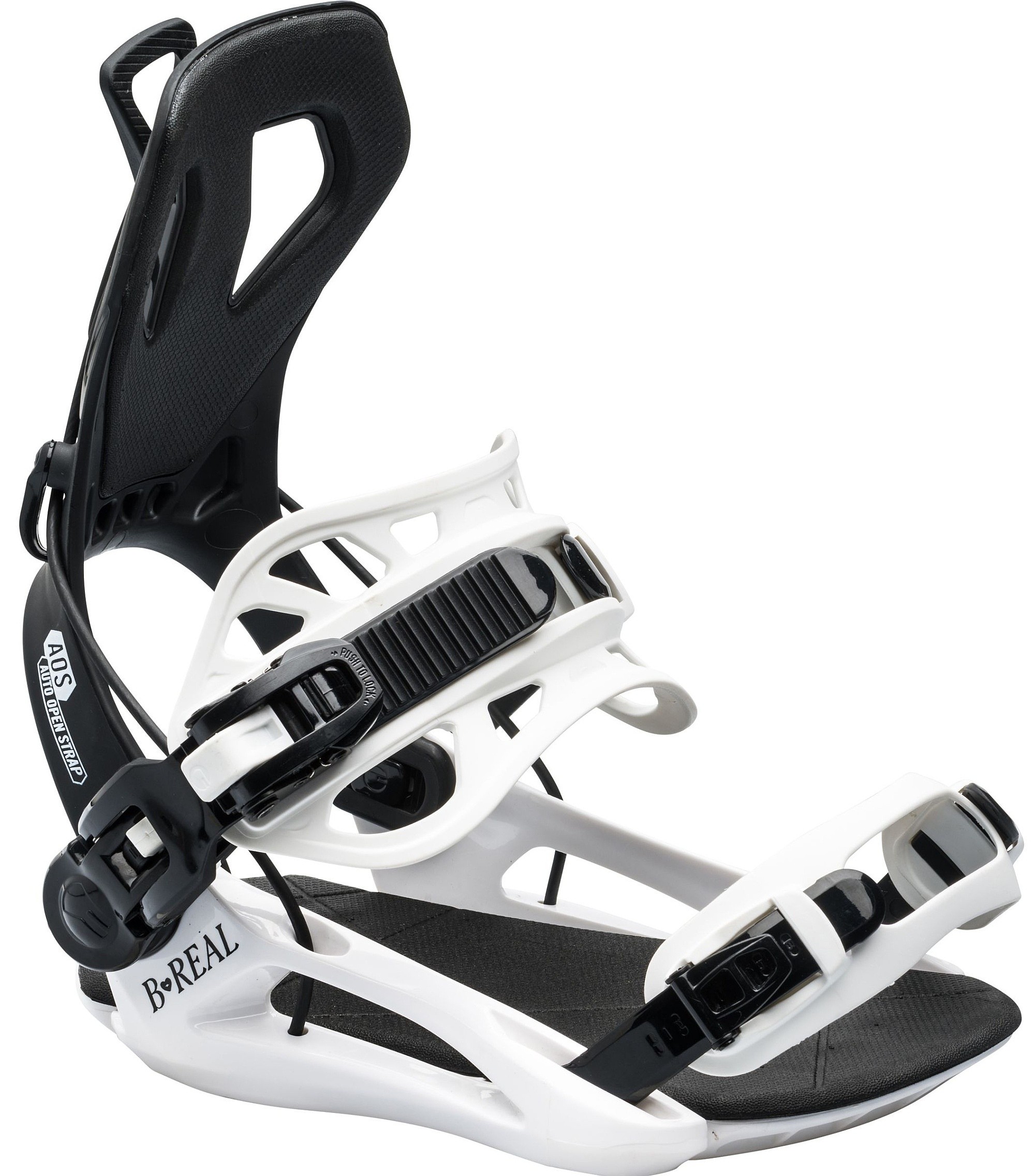 fixations de snowboard GNU B-Real - White - women´s