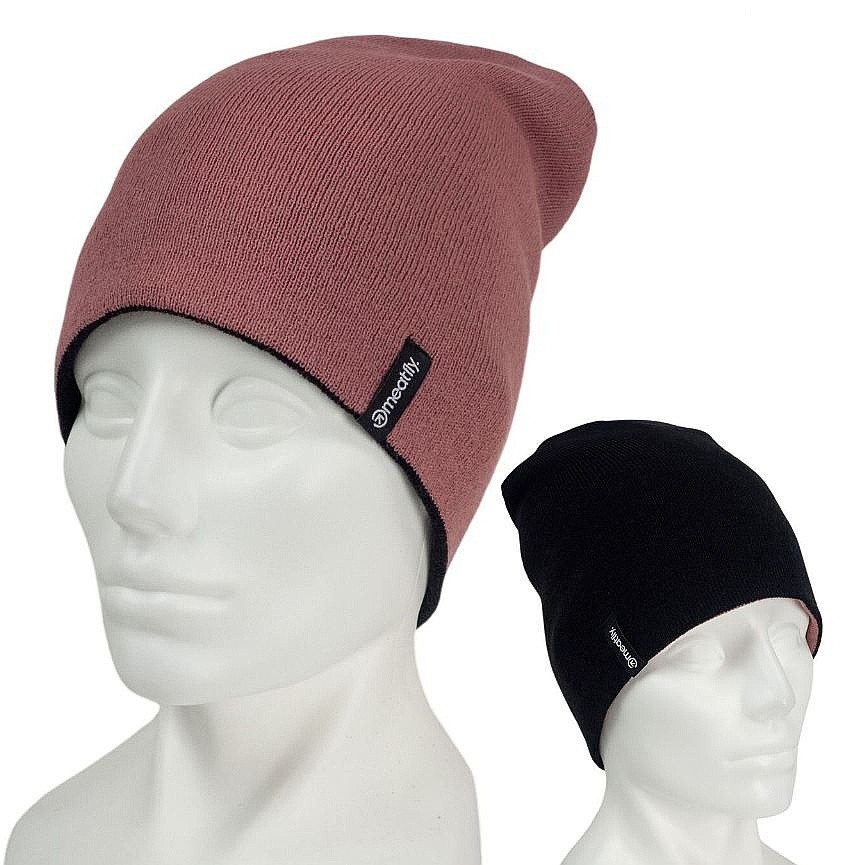 čepice Meatfly Logan Reversible - Dusty Rose