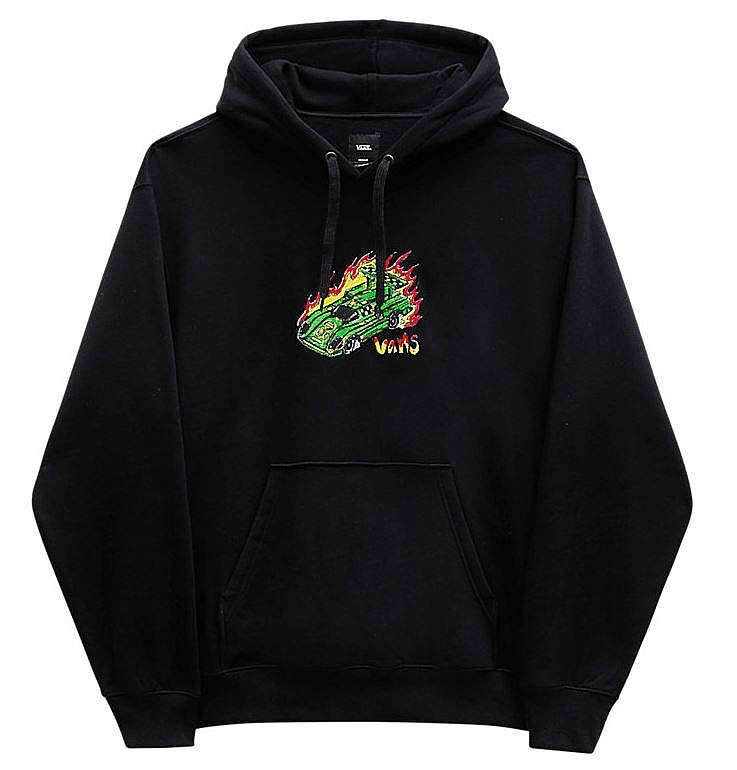 bluză Vans Drag Race Loose Pullover - Black - men´s