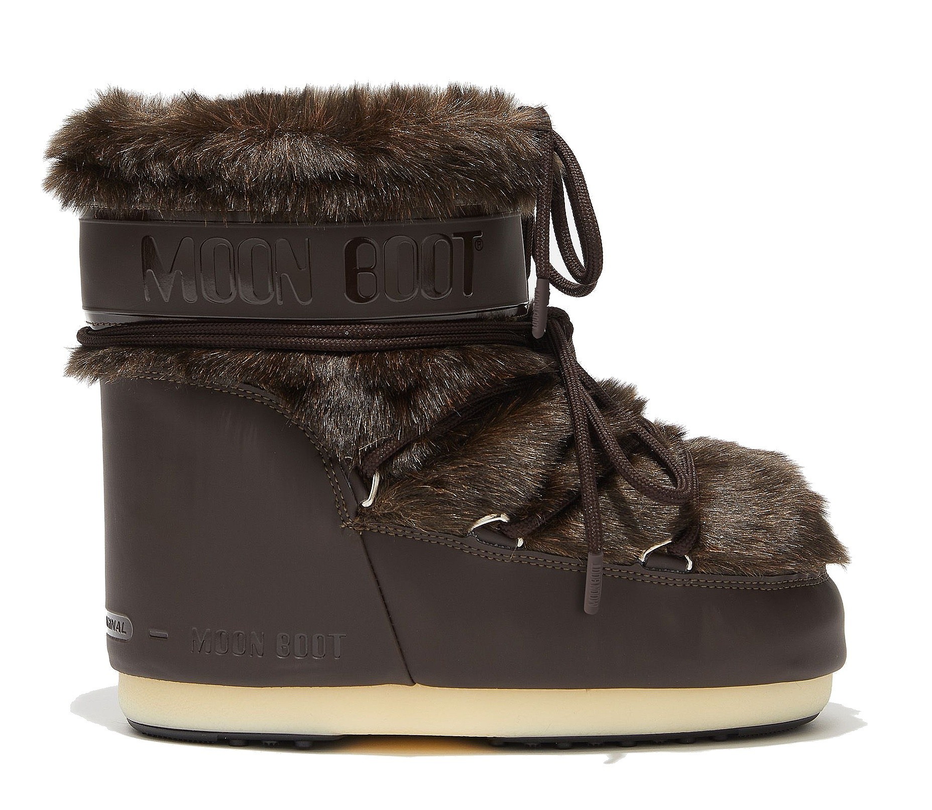 boty Tecnica Moon Boot Icon Low Faux Fur - Brown