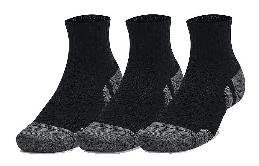 sockor Under Armour Performance Cotton 3 Pack - Black/Black
