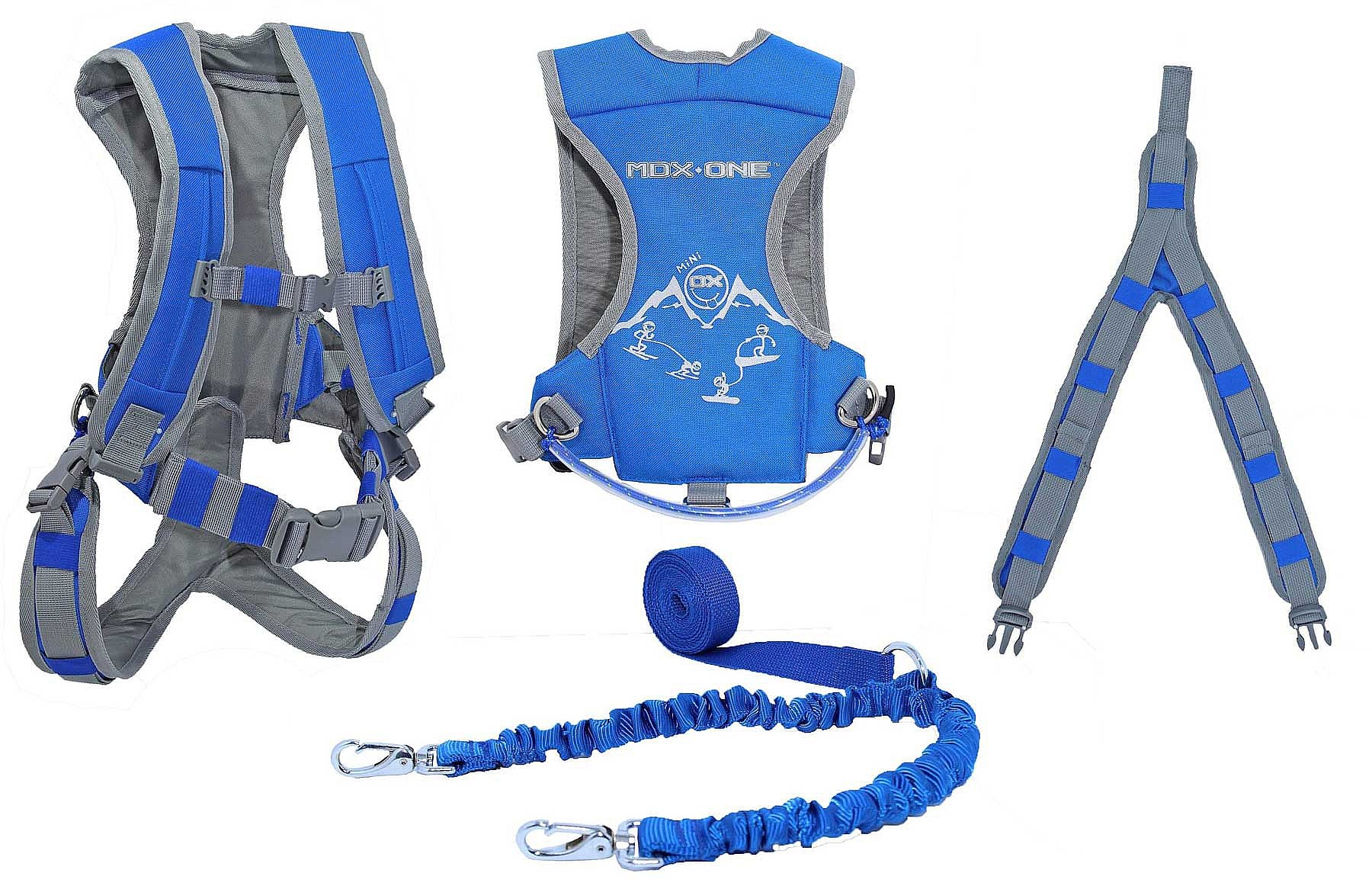 chaleco Mdxone Static Ski Harness - Blue