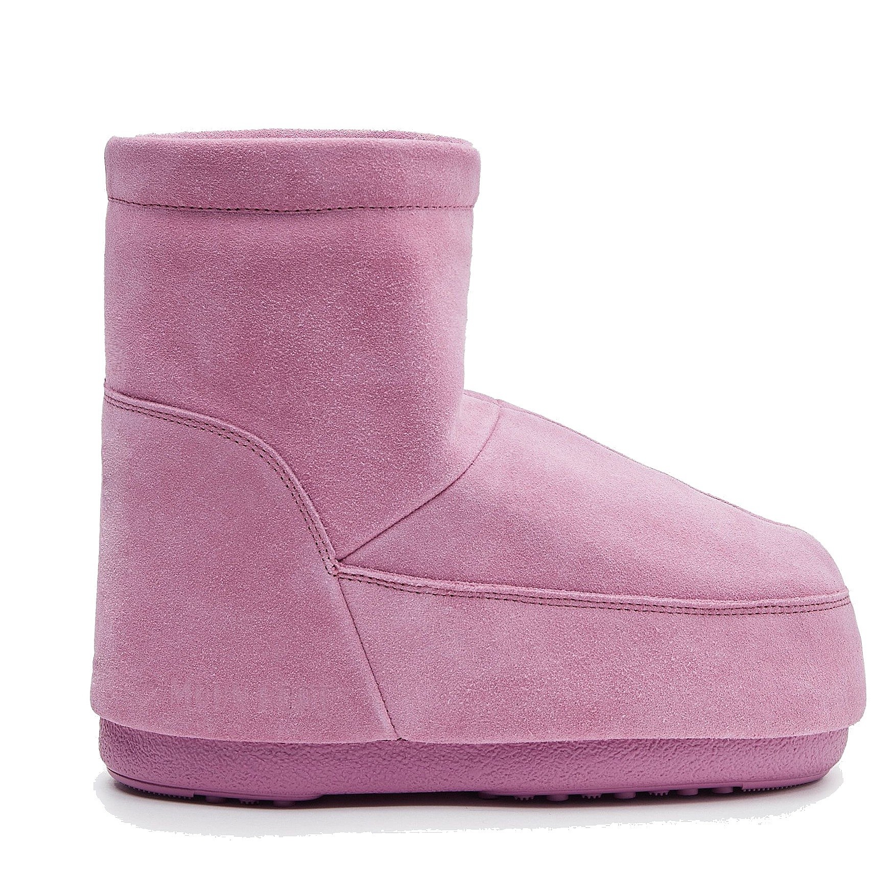 chaussures Moon Boot Icon Low No Lace Suede - Gum - women´s