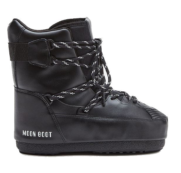 chaussures Moon Boot Icon Sneaker Mid - Black