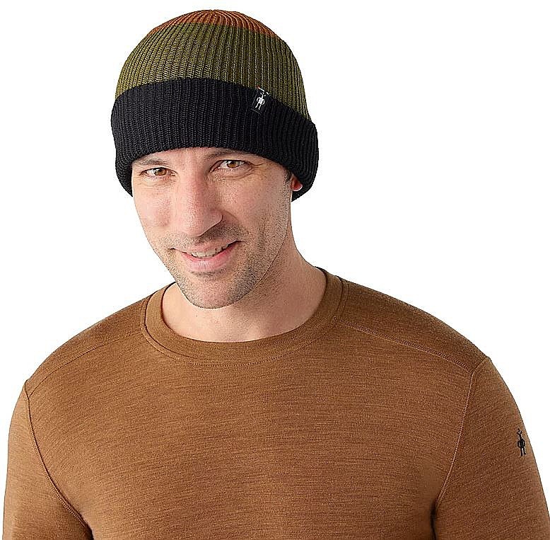 sapka Smartwool Cantar Colorblock - Winter Moss