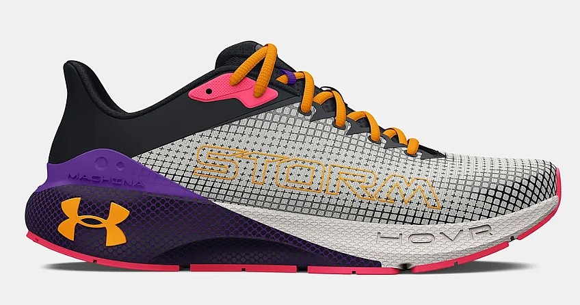 chaussures Under Armour Machina Storm - White Clay/Formula Orange - men´s