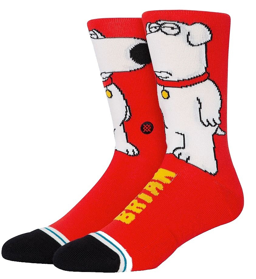 ponožky Stance The Dog Crew - Red