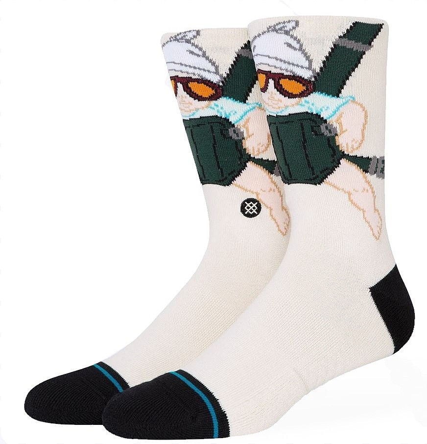 sockor Stance Carlos Crew - Off White
