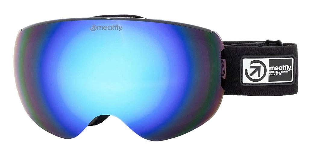 masque de ski  Meatfly Ekko XL - Black