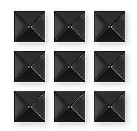 Skateboard Griptape Gravity Pyramid Studs - Black