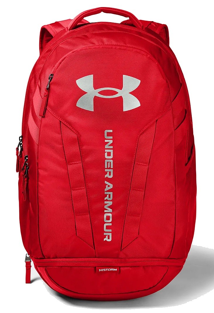 mochila Under Armour Hustle 5.0 - Red/Silver