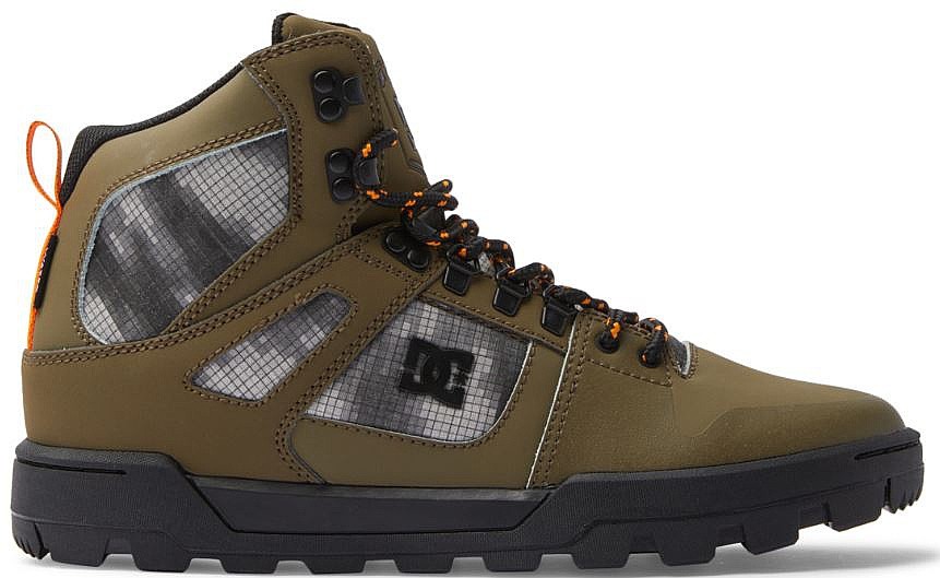 pantofi DC Pure High -Top WR Boot - OB2/Olive/Black - men´s