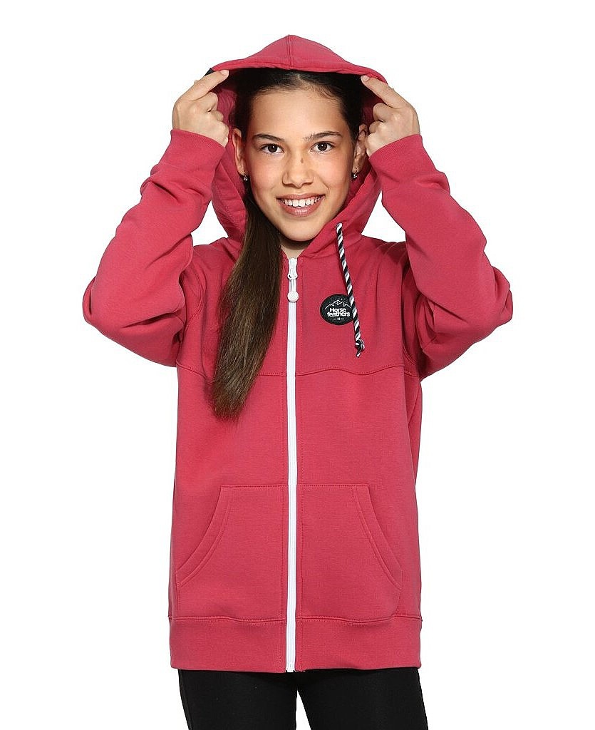 кофта Horsefeathers Olive Zip - Claret Red - girl´s