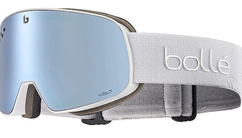 Skibrille Bollé Nevada - Lightest Grey Matte/Volt Ice Blue