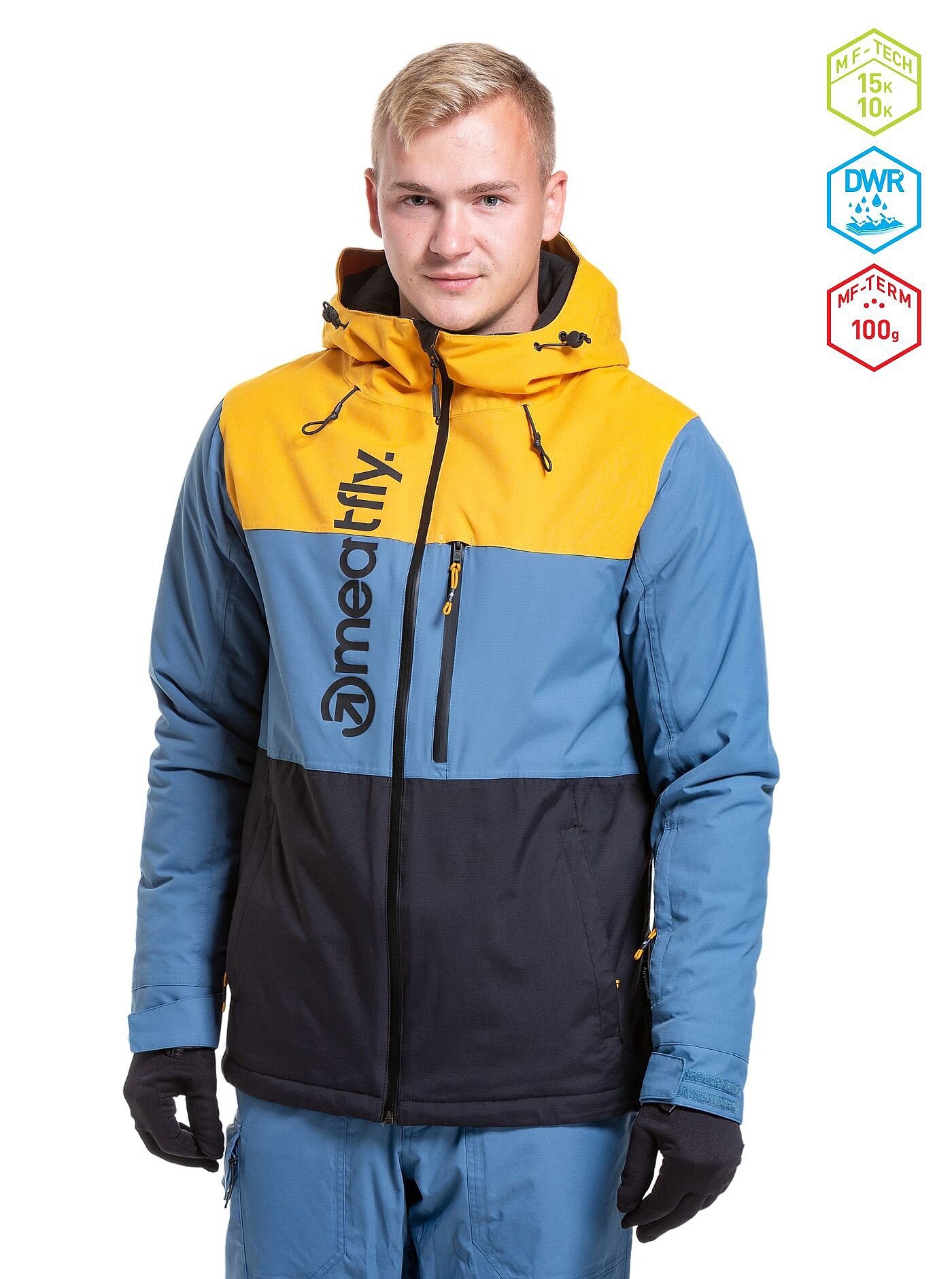 veste Meatfly Manifold - Slate Blue/Black - men´s
