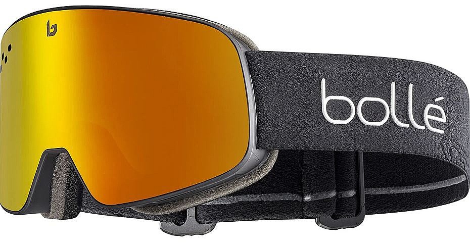 maschera da sci Bollé Nevada - Black Matte/Sunrise