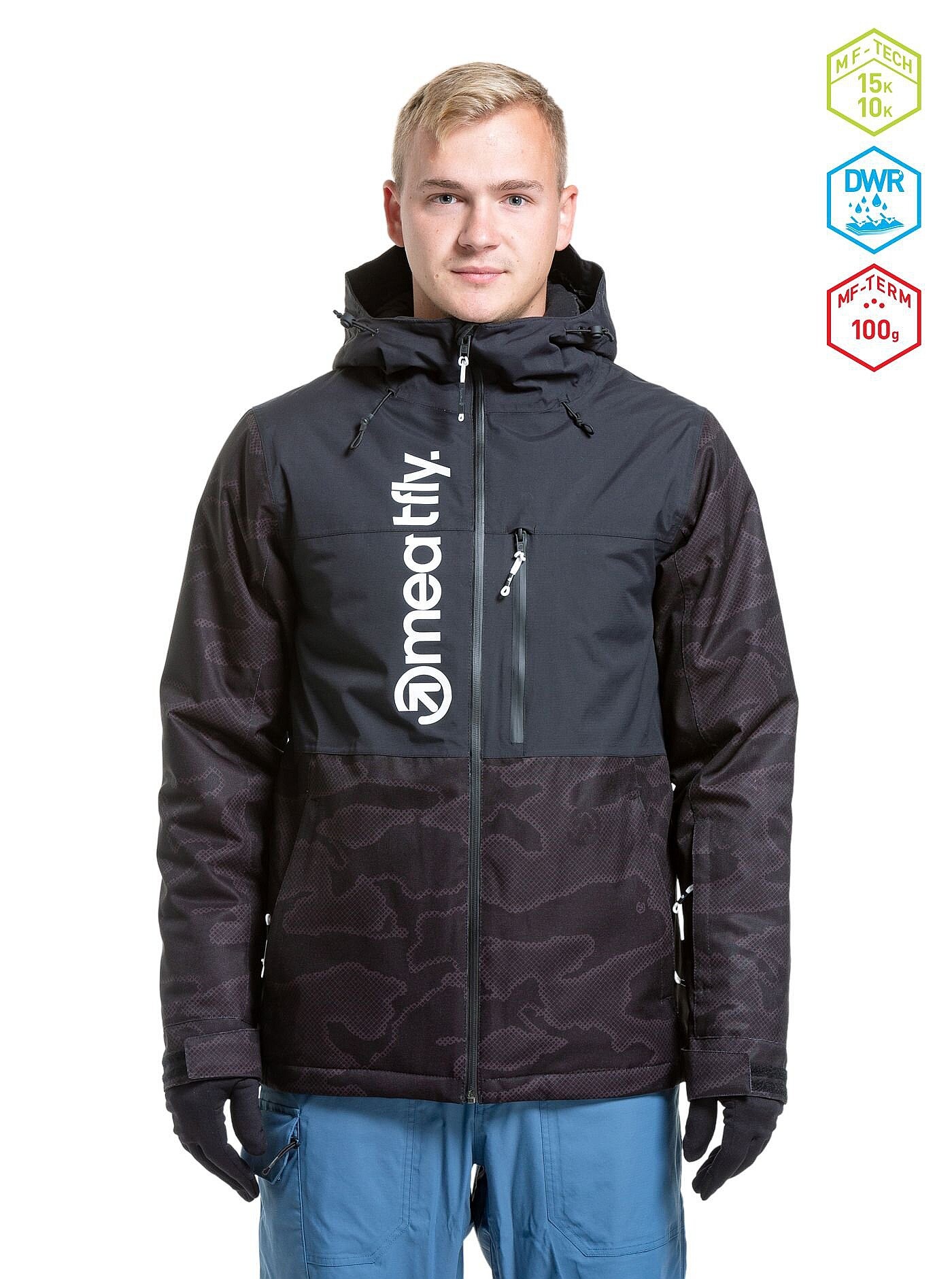 veste Meatfly Manifold - Morph Black - men´s