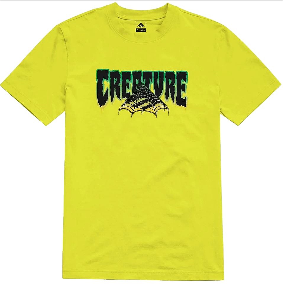 T-shirt Emerica Creature Triangle - Yellow