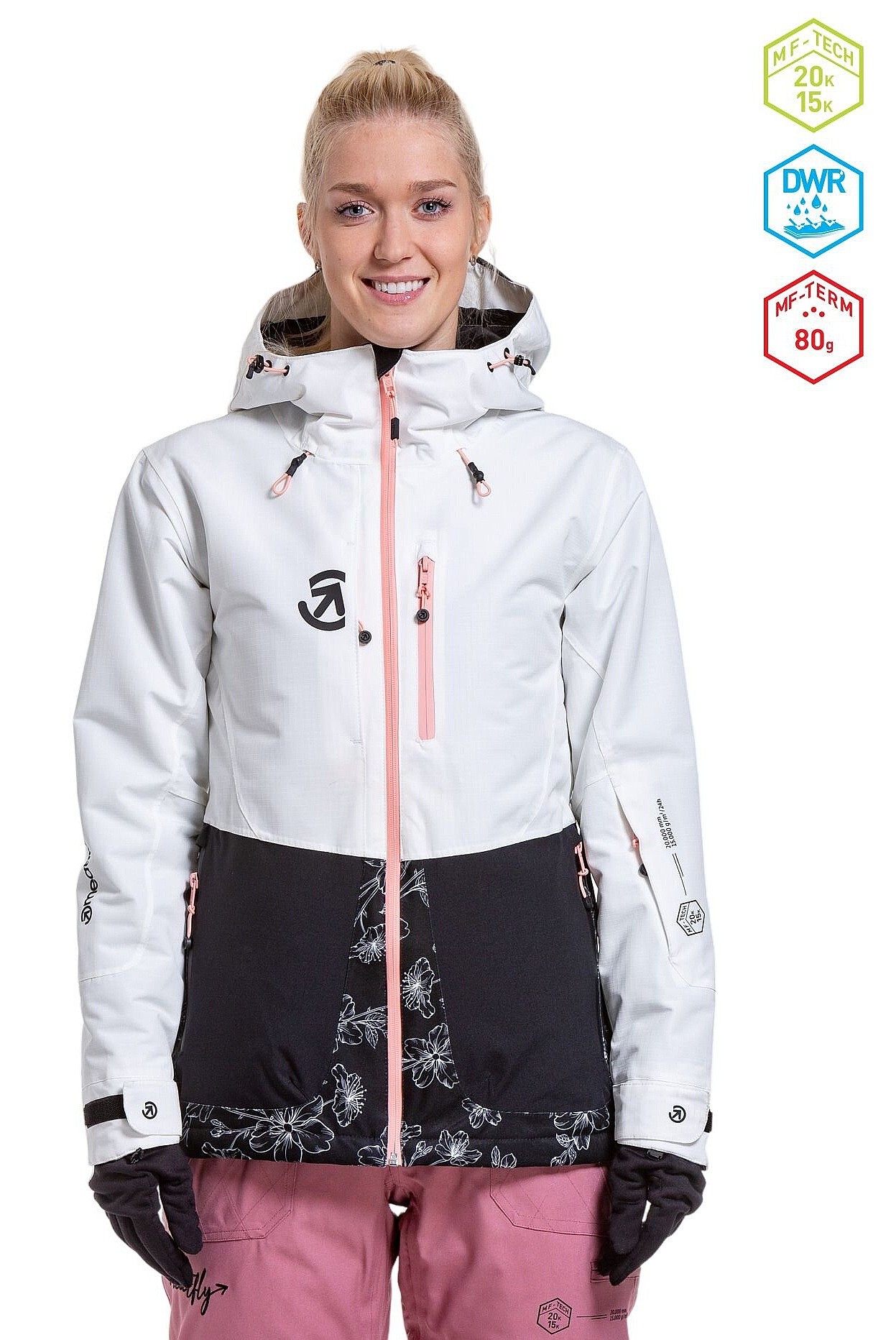 veste Meatfly Gaia - White - women´s