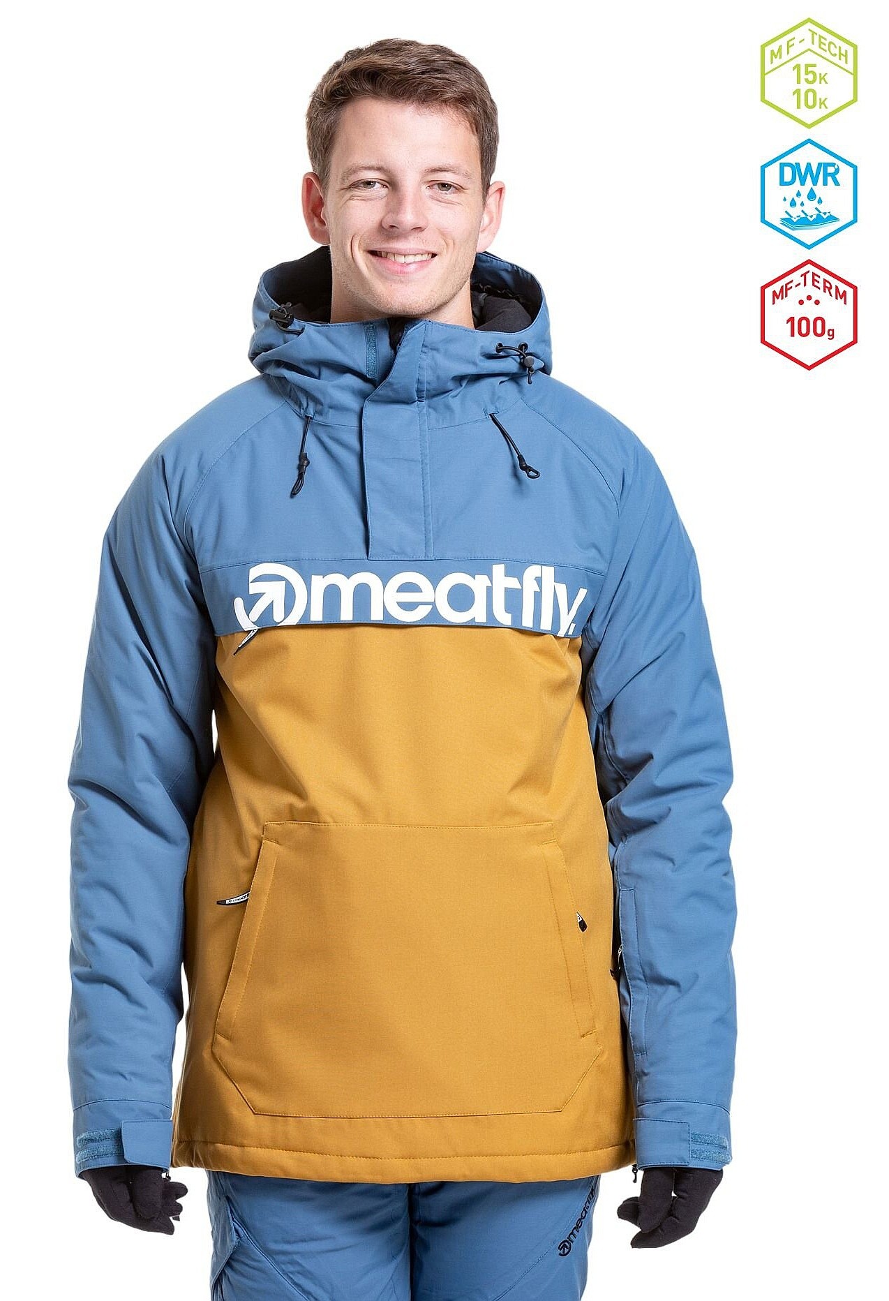 kurtka Meatfly Slinger - Wood/Slate Blue