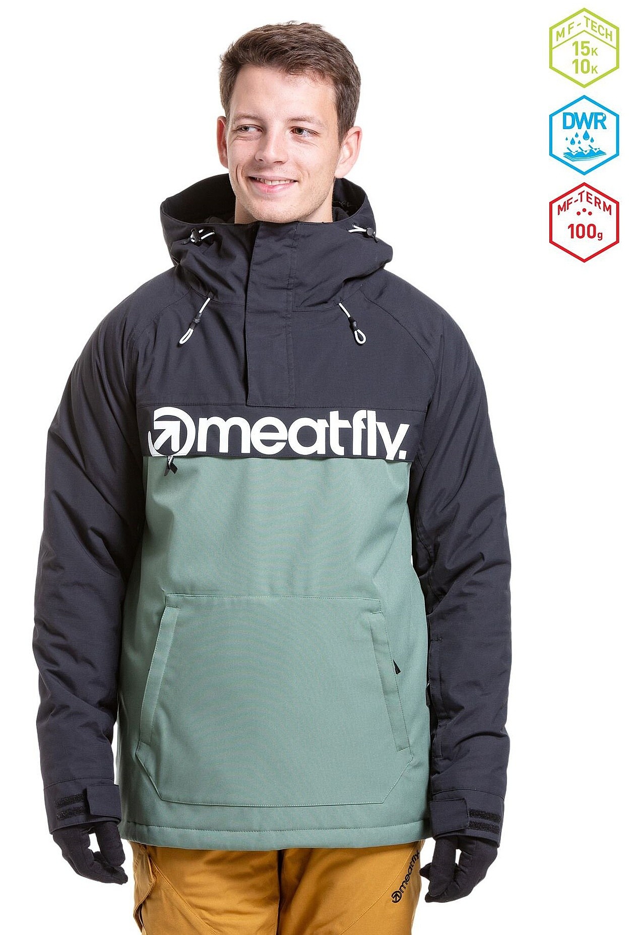 veste Meatfly Slinger - Sea Spray/Black - men´s