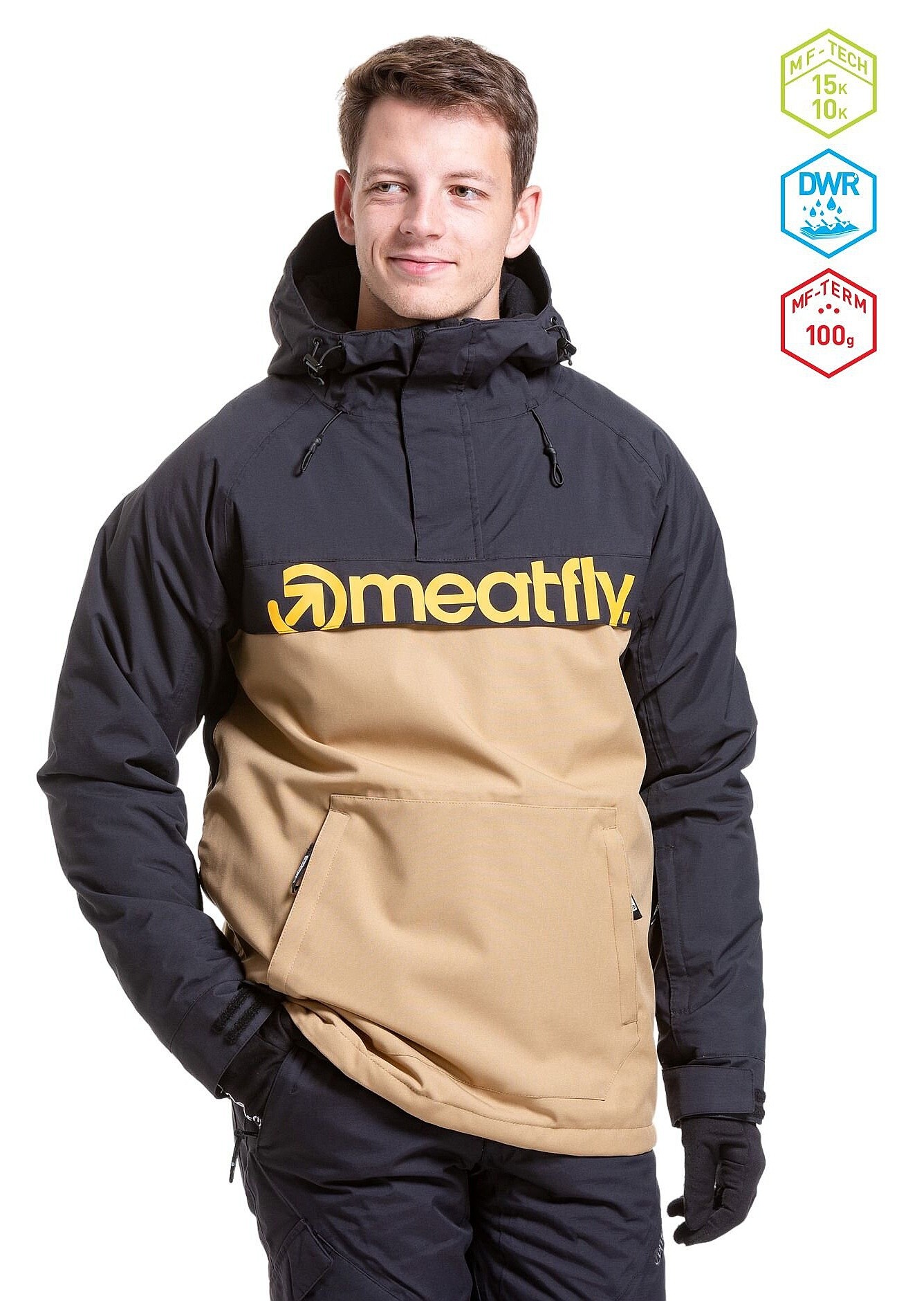Jacke Meatfly Slinger - Tan/Black - men´s