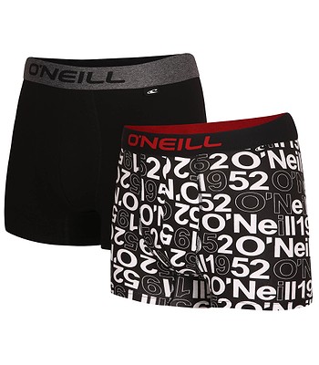 O'Neill Damen Boxer Briefs 2er Pack - Baumwolle Bequeme Unterwäsche