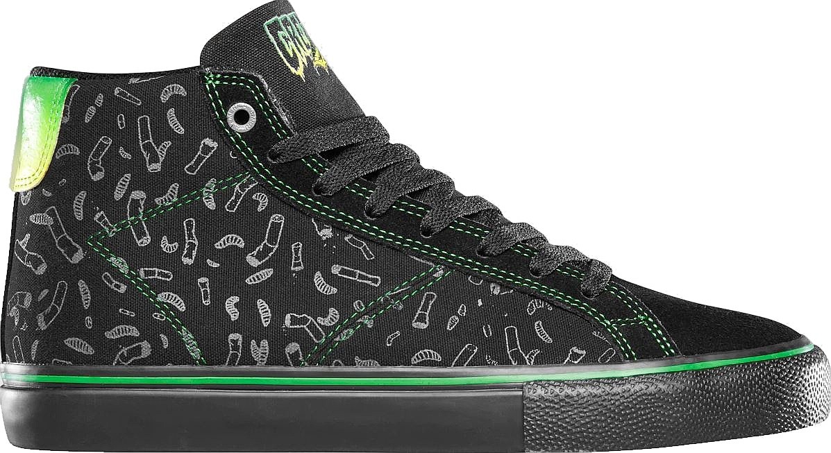 обувь Emerica Omen Hi X Creature - Black/Black - men´s